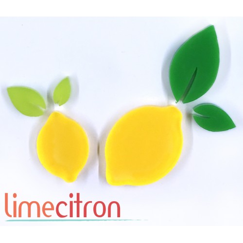 Acrylique - Citrons